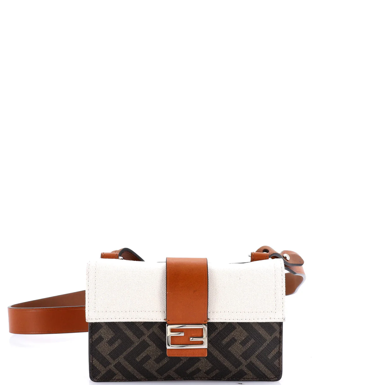 Baguette Convertible Pouch Canvas with Zucca Coated Canvas - Deep Luxury