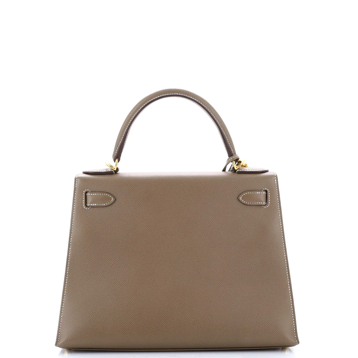 Kelly Handbag Grey Epsom with Gold Hardware 28 - Deep Luxury