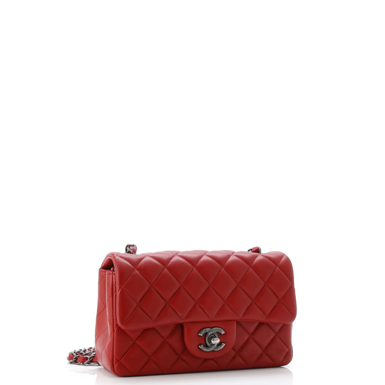 Classic Single Flap Bag Quilted Lambskin Mini - Deep Luxury