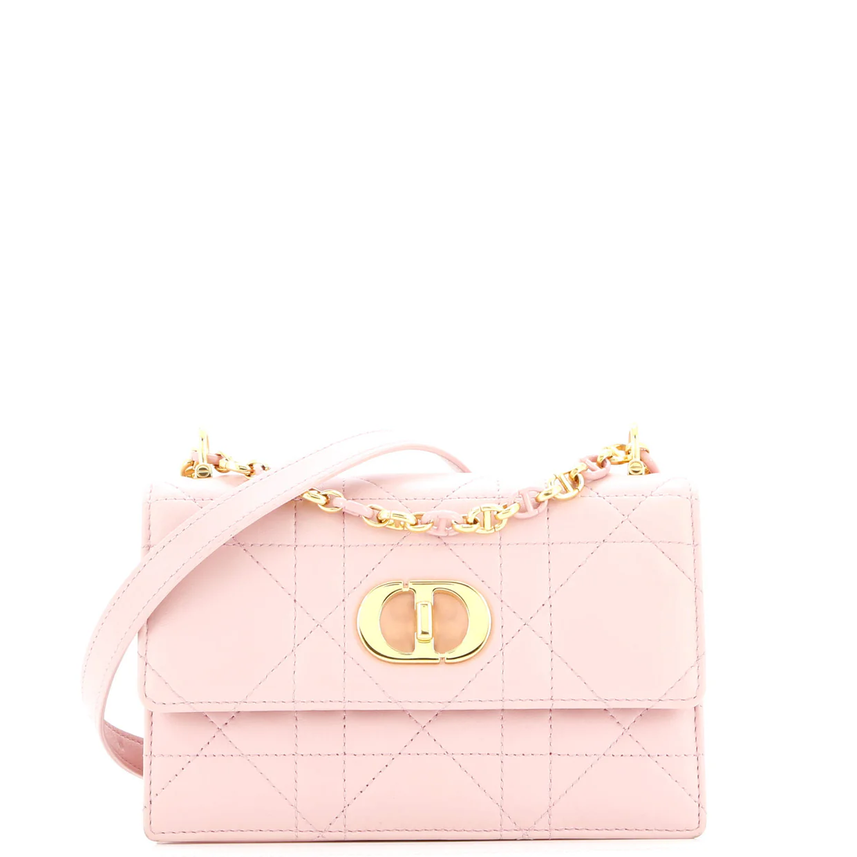 Miss Caro Flap Bag Cannage Quilt Calfskin Mini - Deep Luxury
