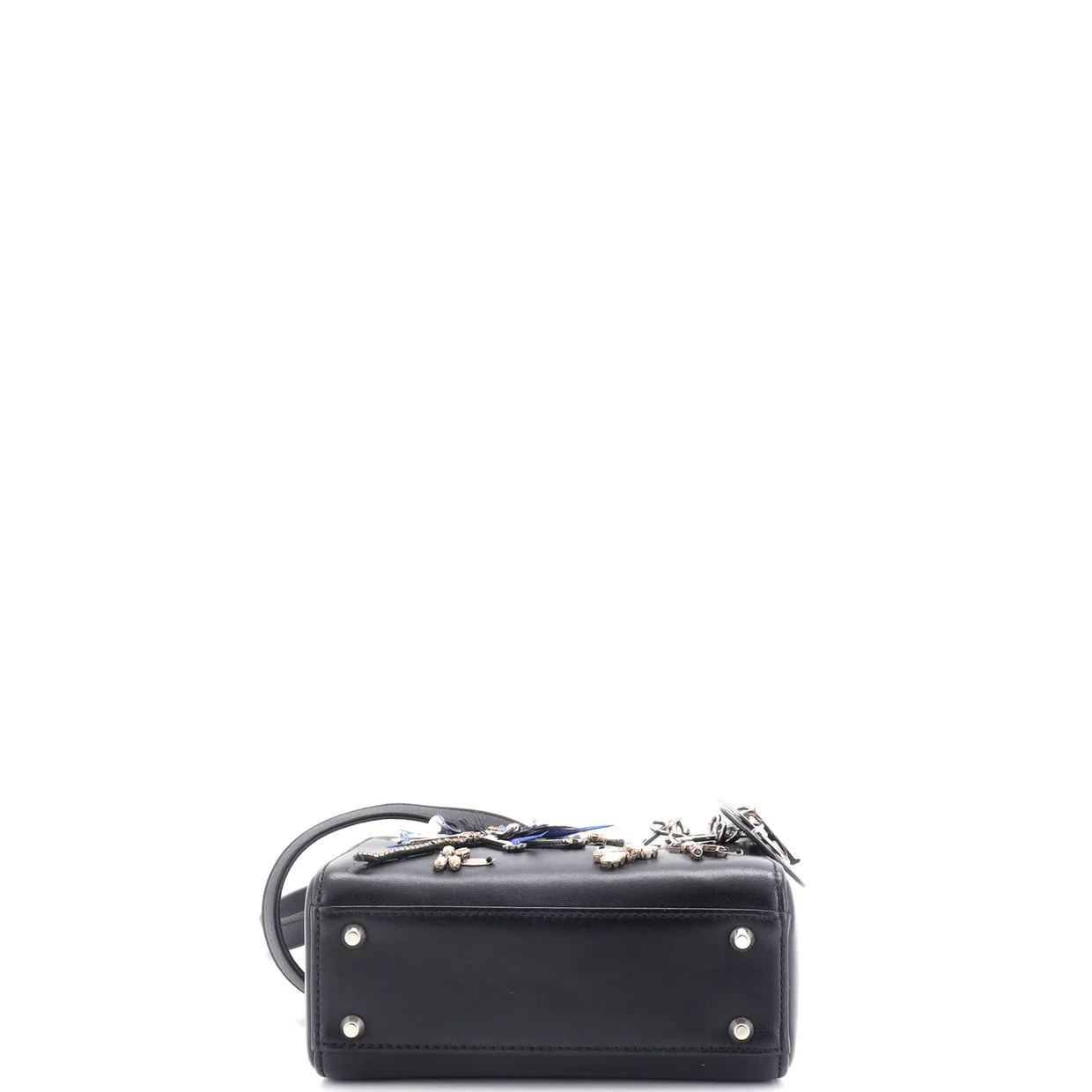Lady Dior Bag Embellished Leather Mini - Deep Luxury