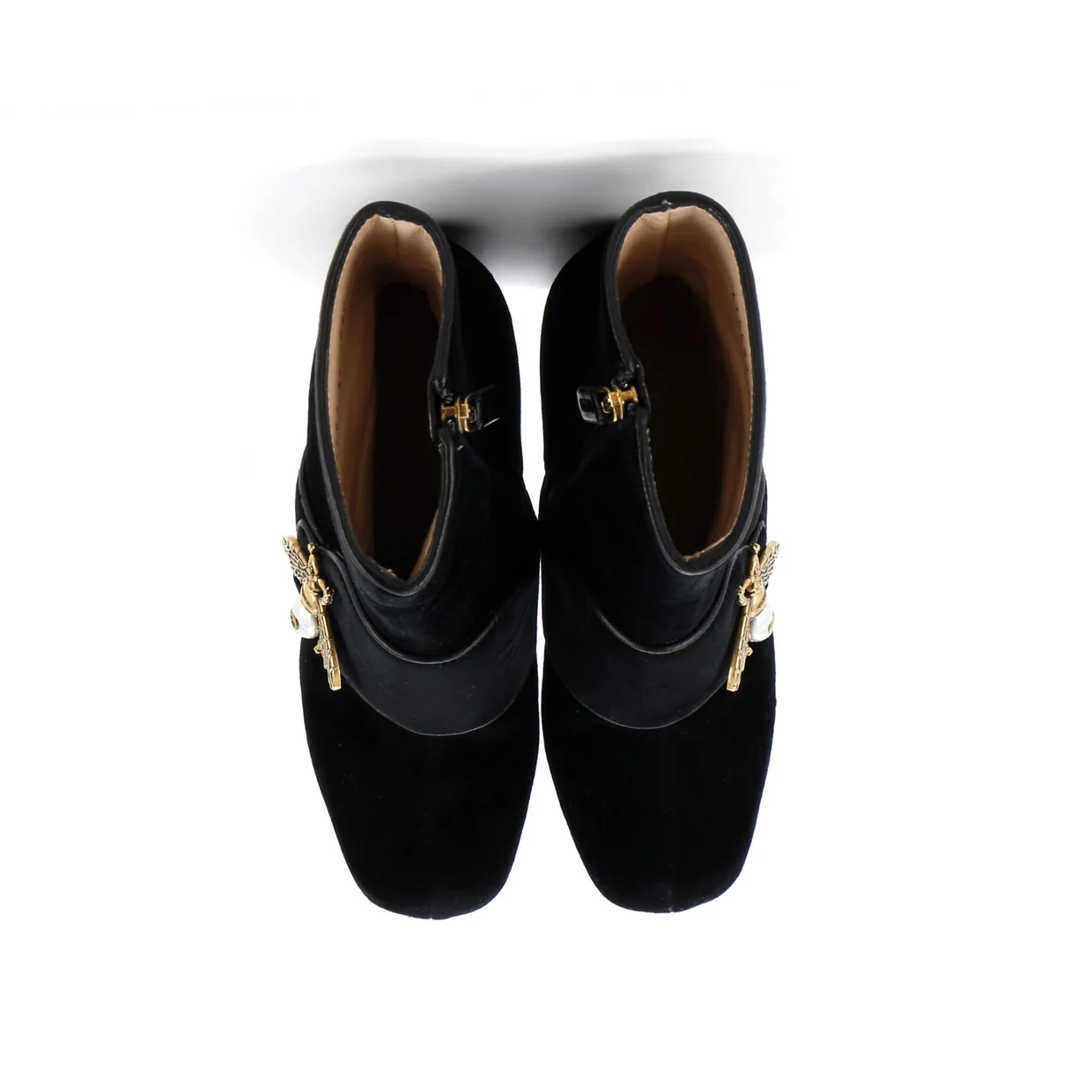 Women's Soko Bee Platform Boots Velvet - Deep Luxury