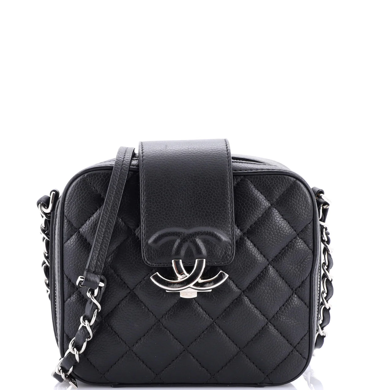 CC Box Camera Bag Quilted Caviar Mini - Deep Luxury