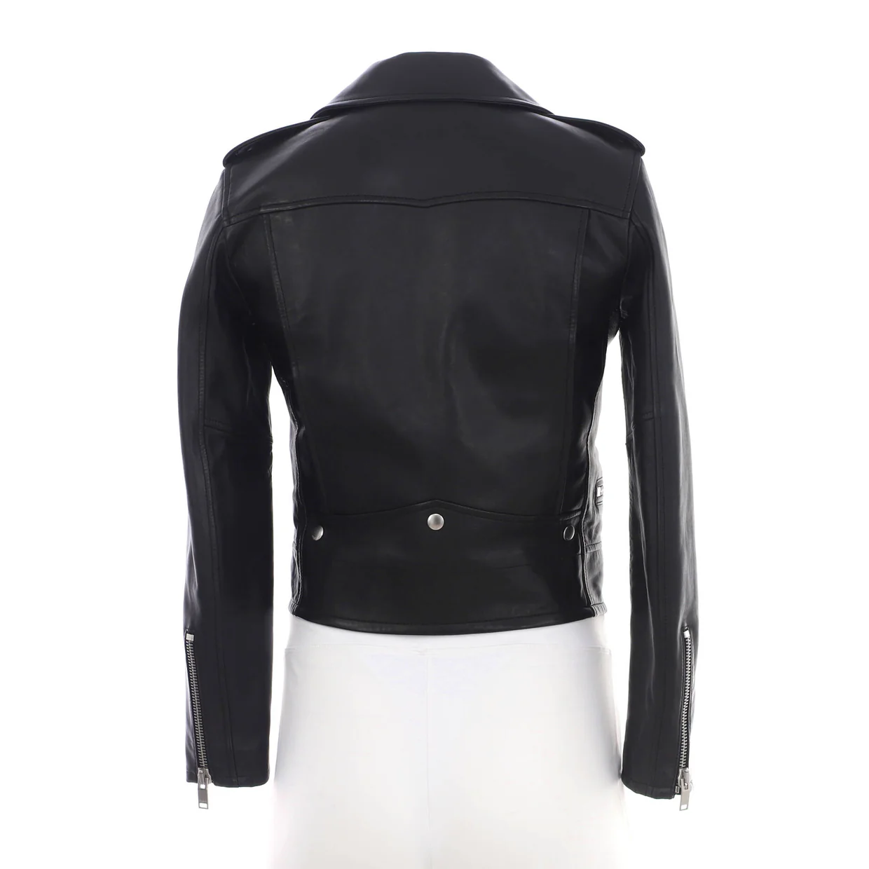Women's Biker Jacket Leather - Deep Luxury