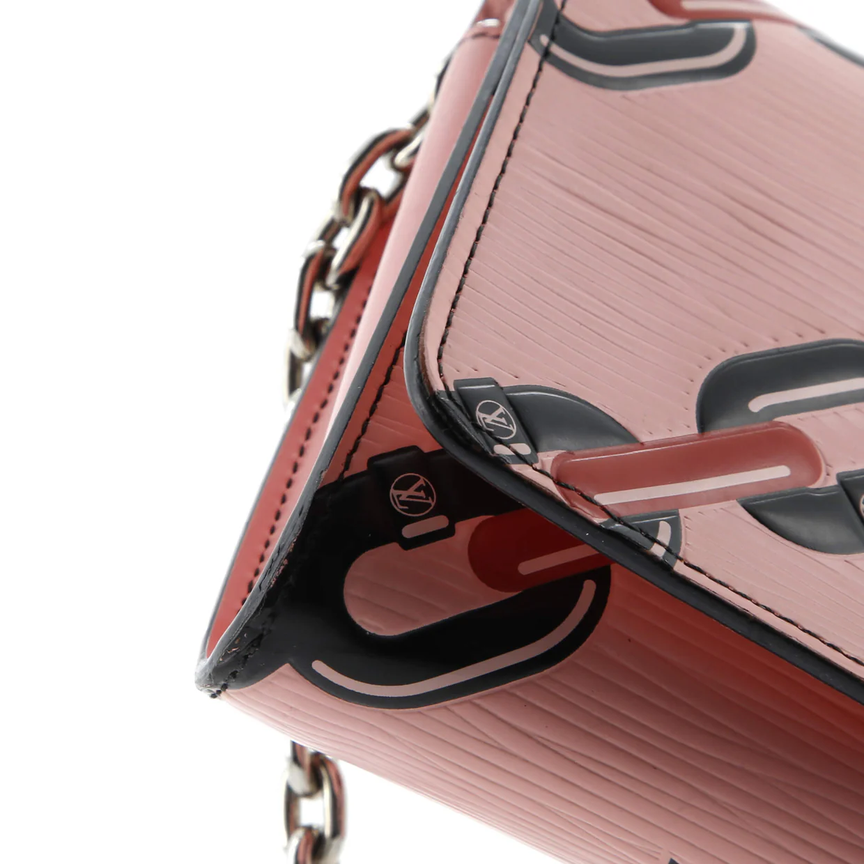 Twist Chain Wallet Limited Edition Print Epi Leather - Deep Luxury