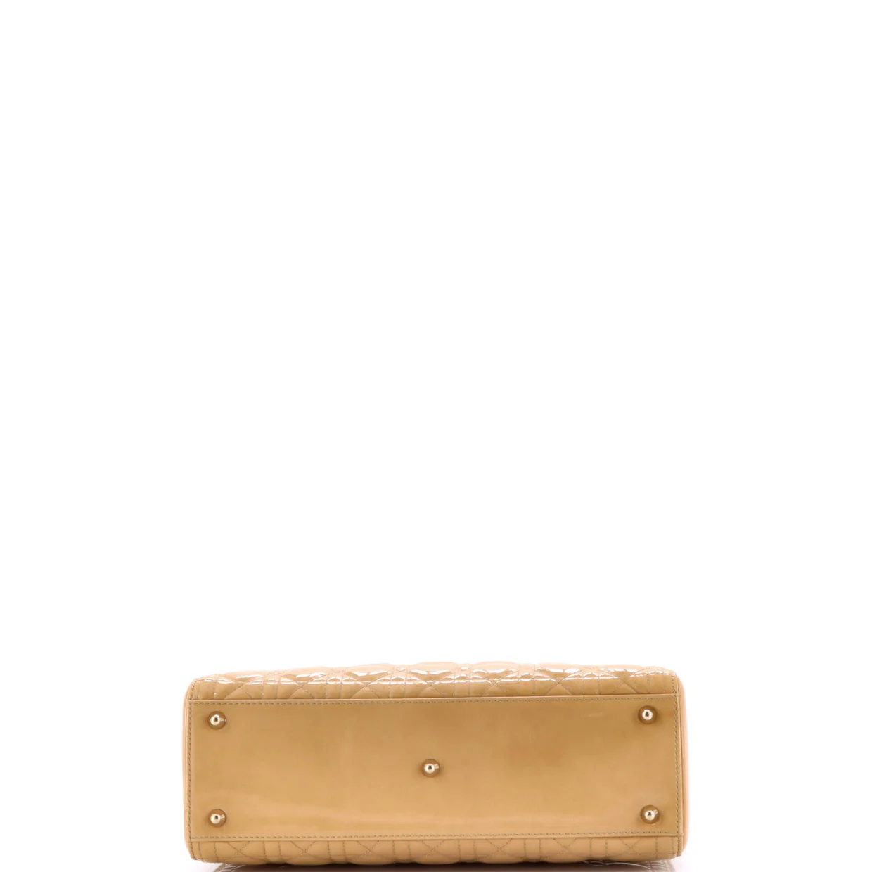 Lady Dior Bag Cannage Quilt Patent Large - Deep Luxury