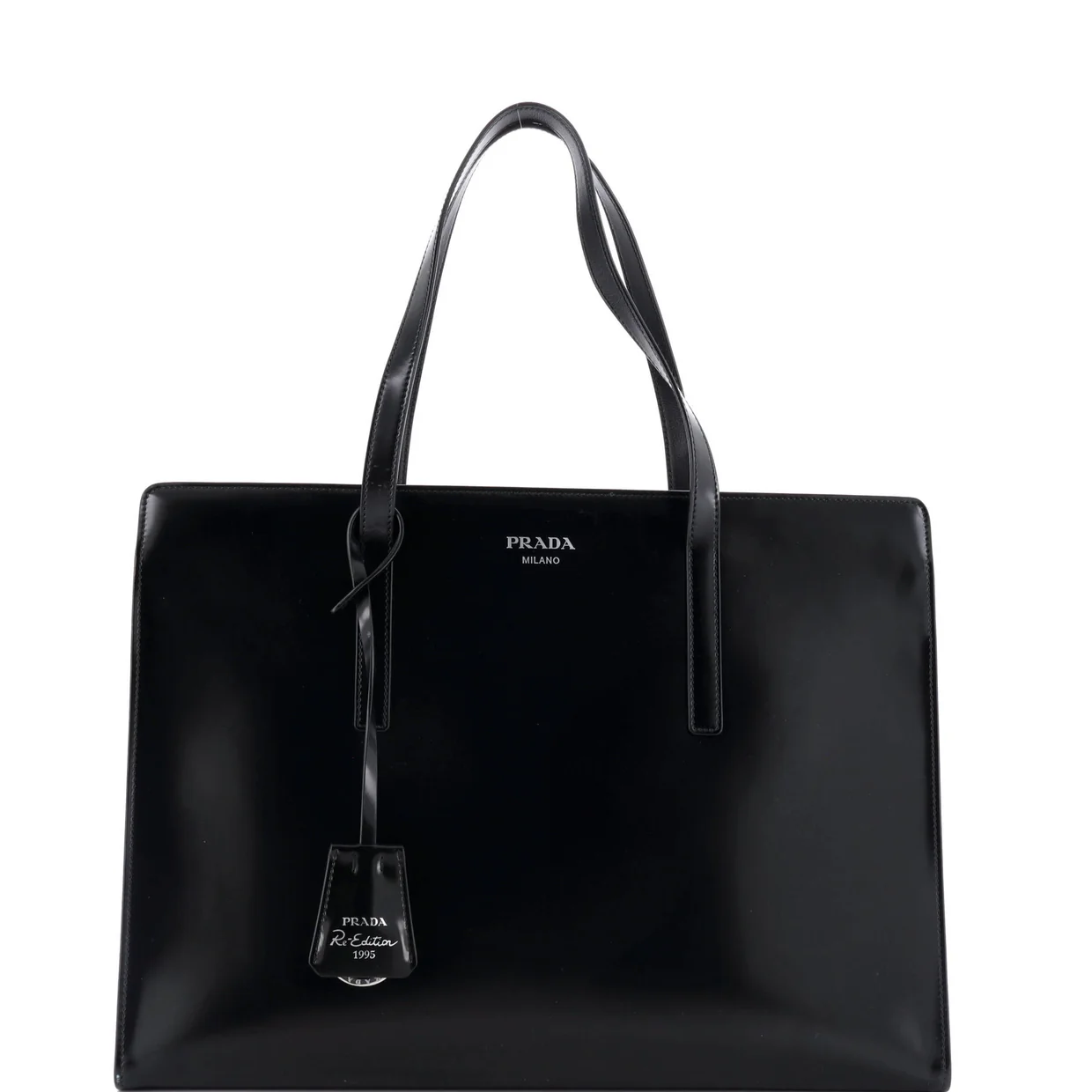 Re-Edition 1995 Top Handle Tote Spazzolato Leather Medium - Deep Luxury