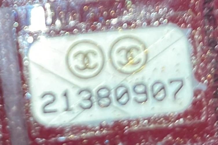 CC Eyelet Tote Quilted Patent Medium - Deep Luxury