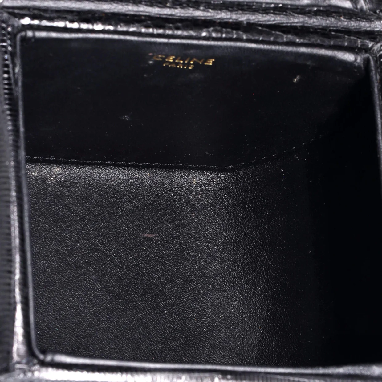 Round Box Bag Lizard - Deep Luxury