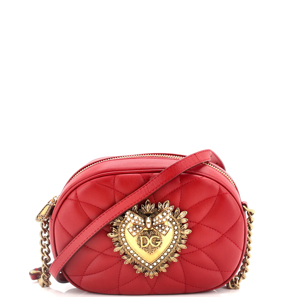 Devotion Camera Bag Quilted Leather Small - Deep Luxury
