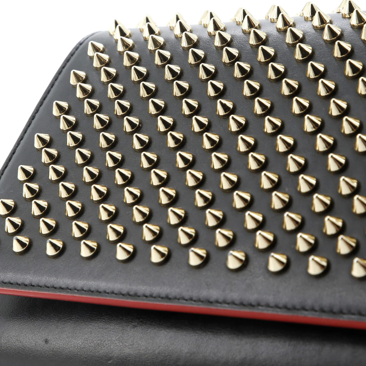 Paloma Clutch Spiked Leather - Deep Luxury