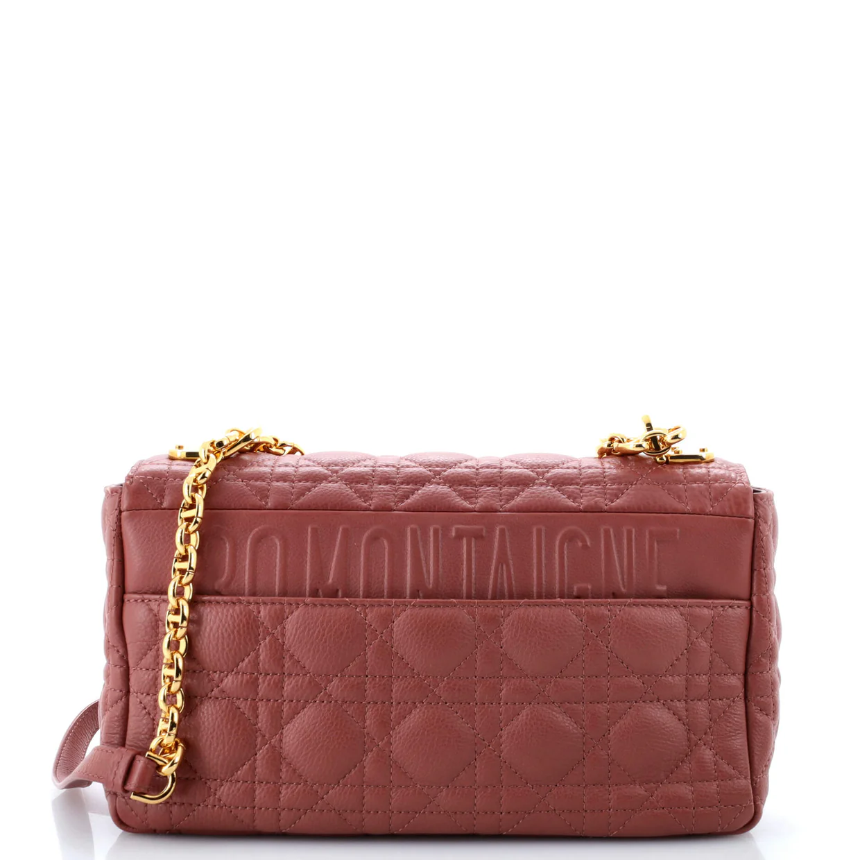 Caro Bag Cannage Quilt Calfskin New Medium - Deep Luxury