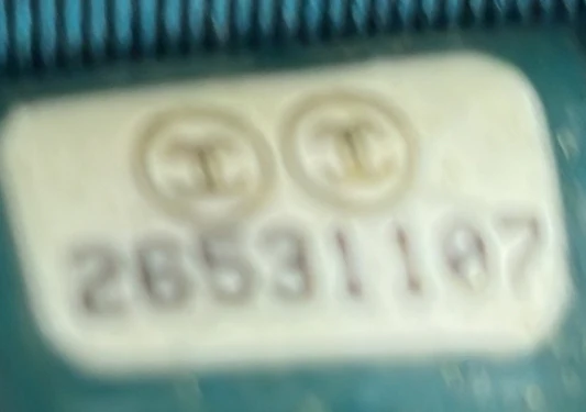 Round Clutch with Chain Quilted Iridescent Caviar Mini - Deep Luxury