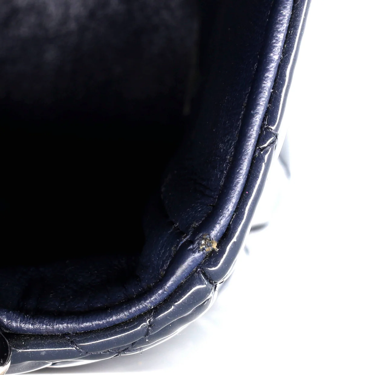 Classic Single Flap Bag Quilted Patent Mini - Deep Luxury