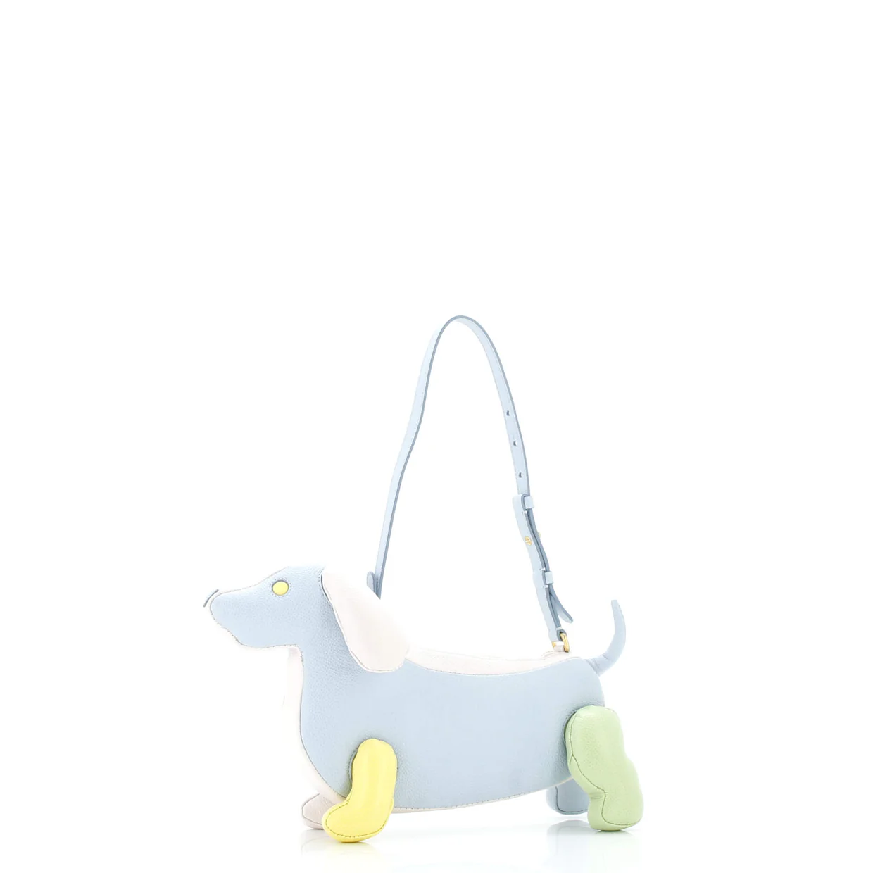 Hector Dog Baguette Shoulder Bag Leather - Deep Luxury