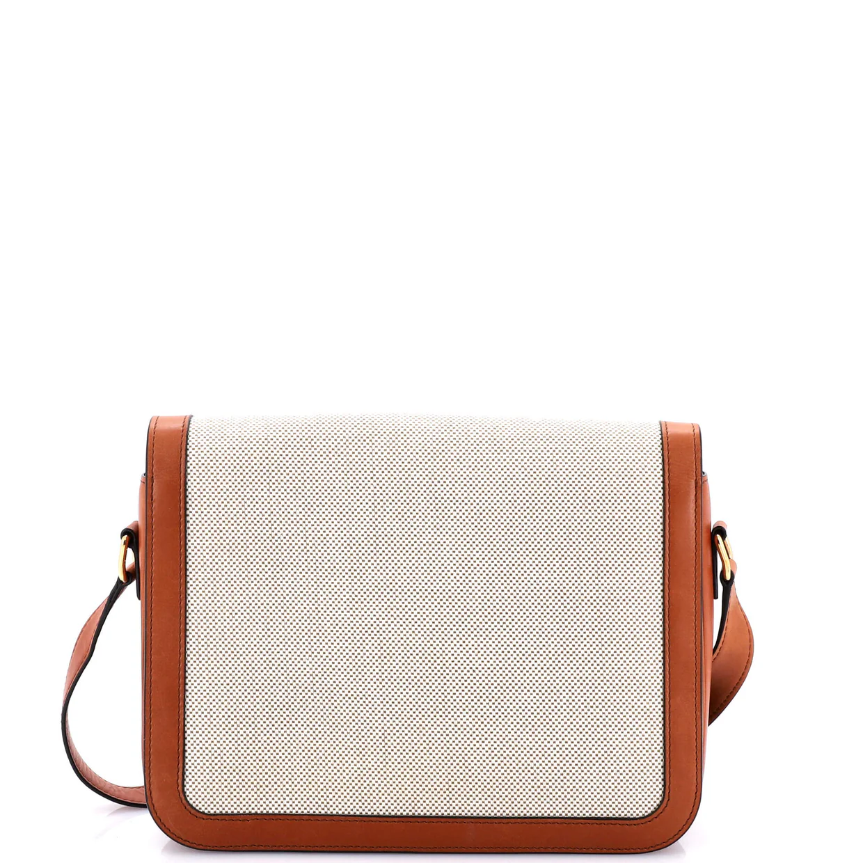 Triomphe Shoulder Bag Canvas with Leather Medium - Deep Luxury