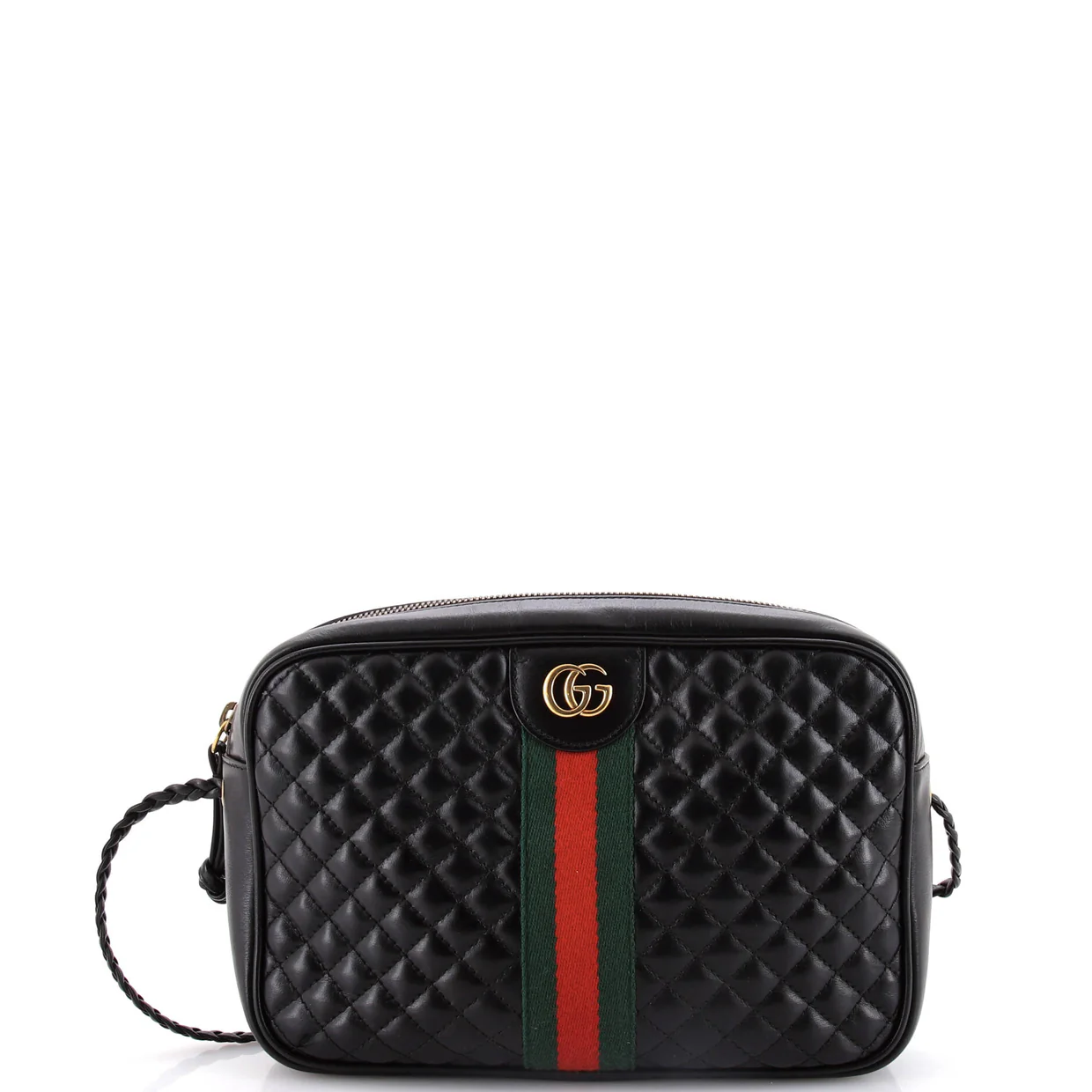 Trapuntata Camera Bag Quilted Leather Small - Deep Luxury