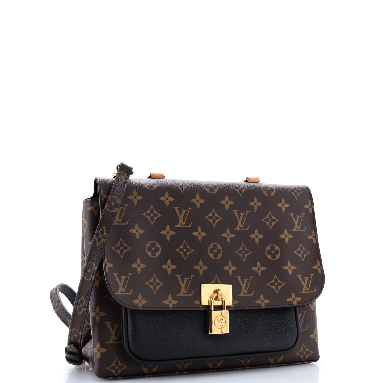 Marignan Handbag Monogram Canvas with Leather - Deep Luxury