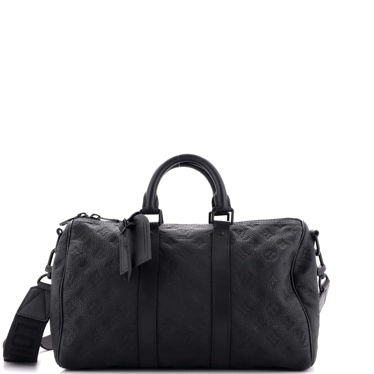 Keepall Bandouliere Bag Monogram Taurillon Leather 35 - Deep Luxury