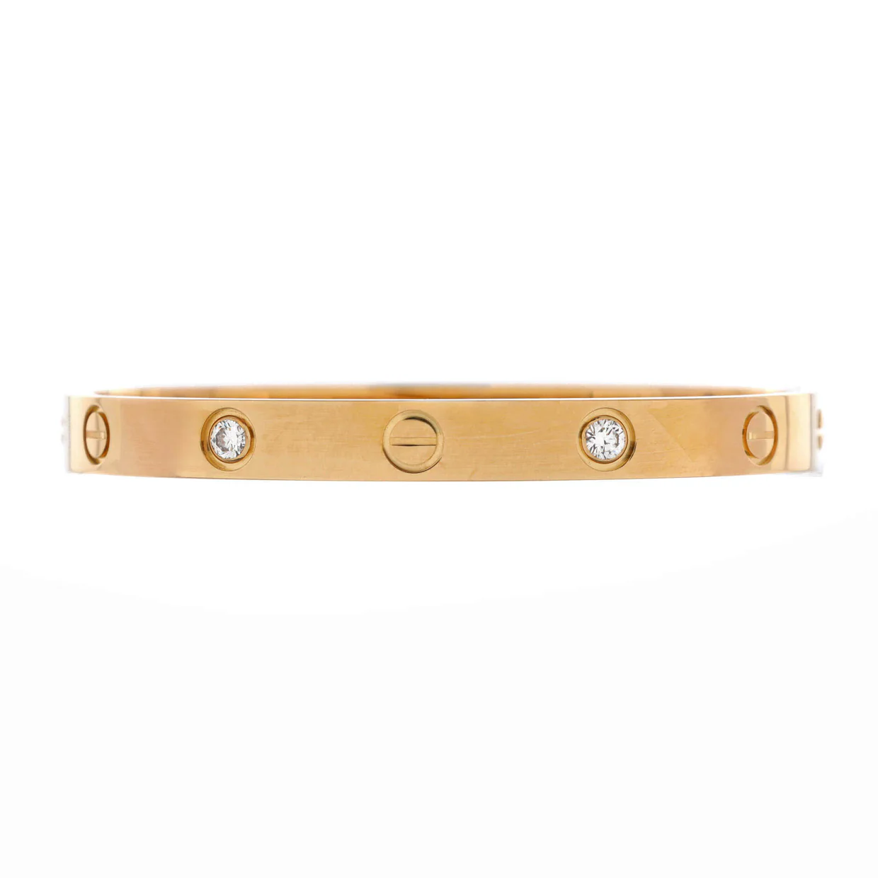 Love 4 Diamond Bracelet 18K Yellow Gold with Diamonds - Deep Luxury