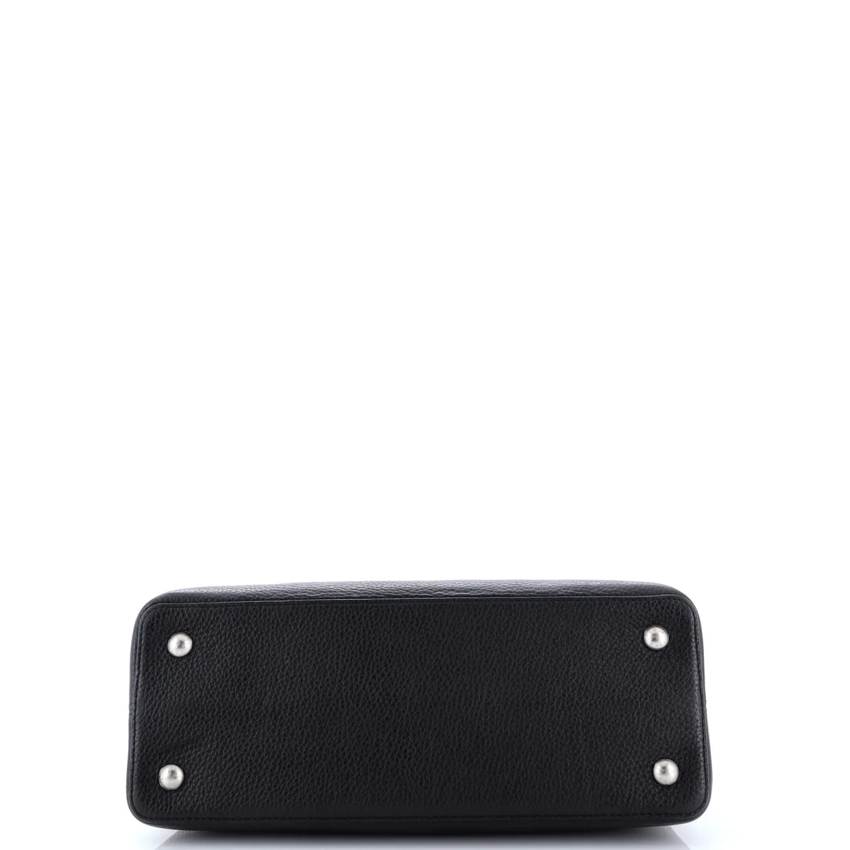 Capucines Bag Leather with Python MM - Deep Luxury