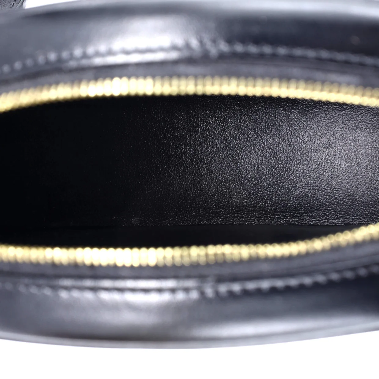 Triomphe Oval Crossbody Bag Leather Mini - Deep Luxury