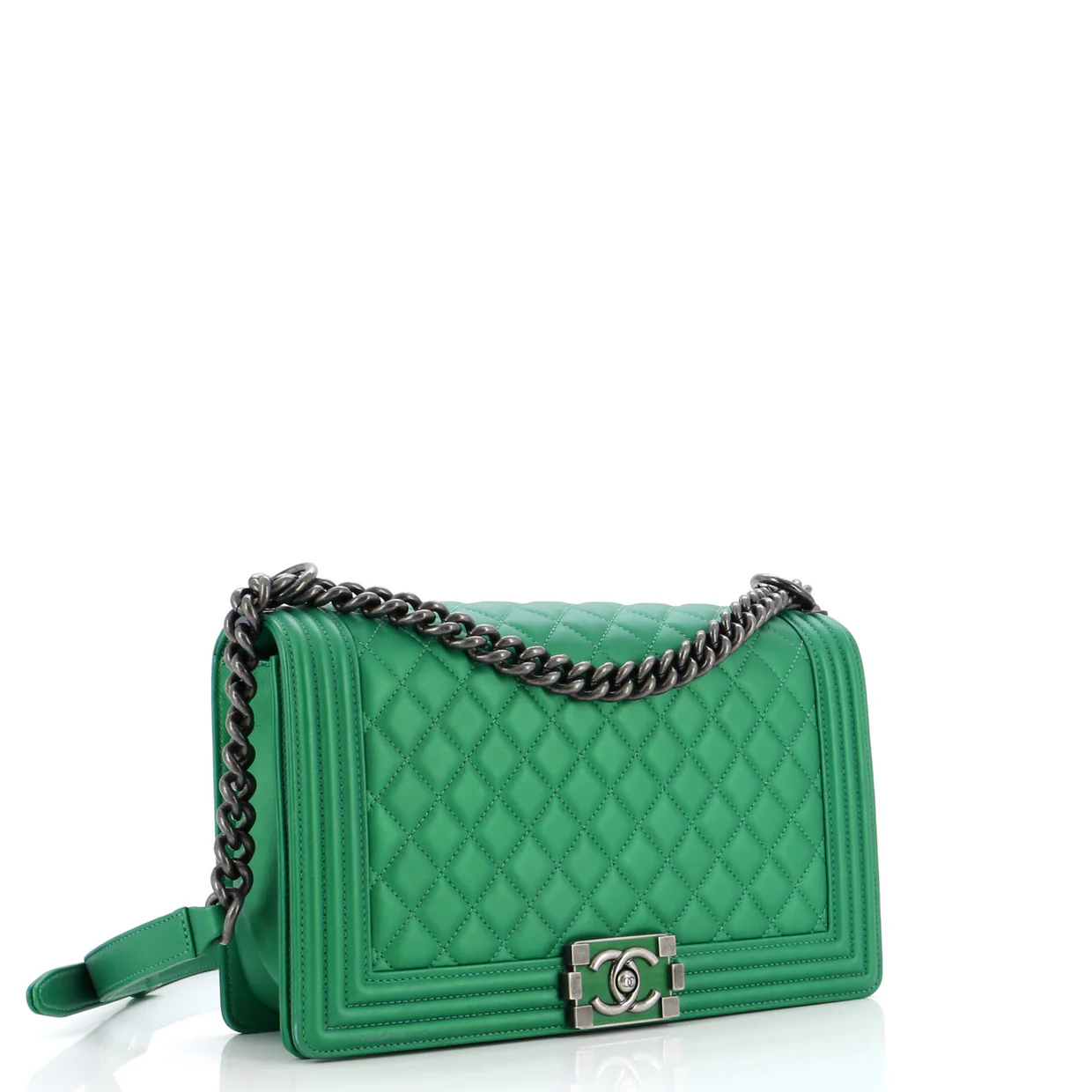 Boy Flap Bag Quilted Lambskin New Medium - Deep Luxury