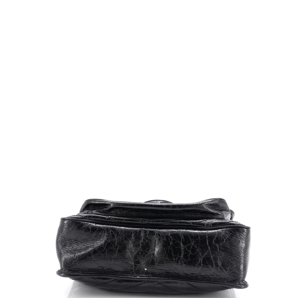 Niki Chain Flap Bag Matelasse Chevron Leather Large - Deep Luxury