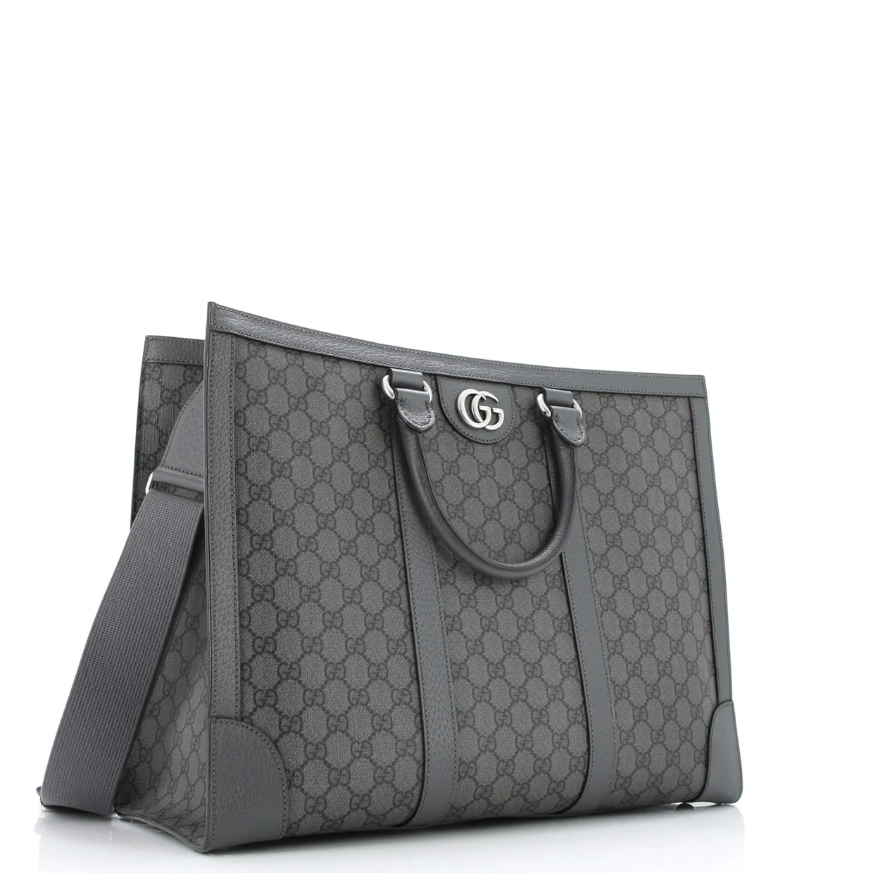 Ophidia Convertible Open Tote GG Coated Canvas Large - Deep Luxury