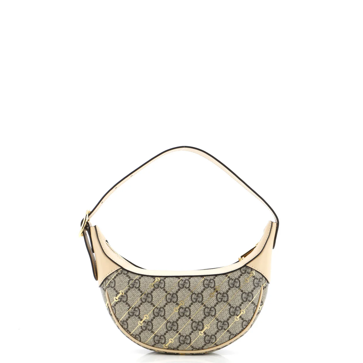 Ophidia Half Moon Bag Print GG Coated Canvas Mini - Deep Luxury