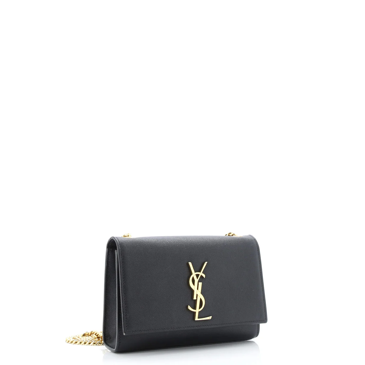Classic Monogram Crossbody Bag Grainy Leather Small - Deep Luxury