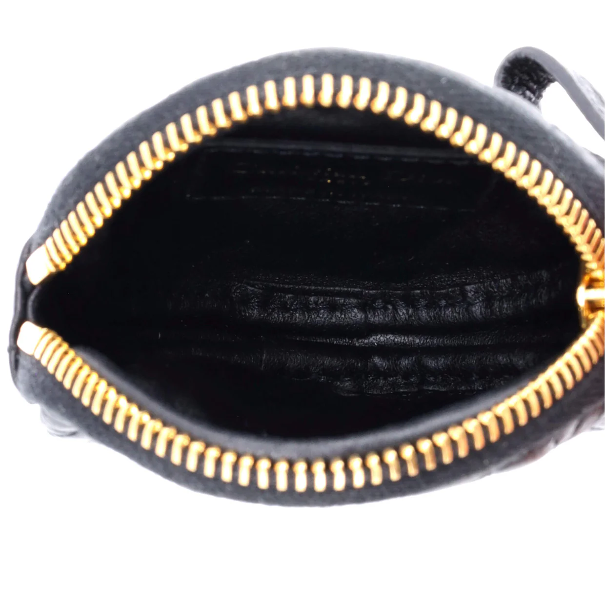 Caro Round Detachable Coin Pouch Cannage Quilt Calfskin - Deep Luxury