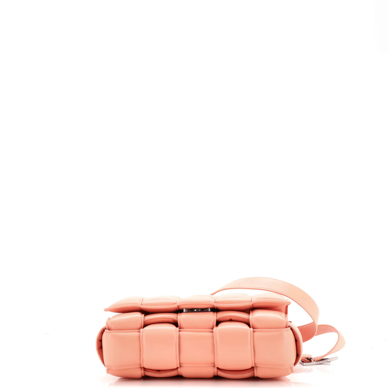 Cassette Crossbody Bag Padded Maxi Intrecciato Leather - Deep Luxury