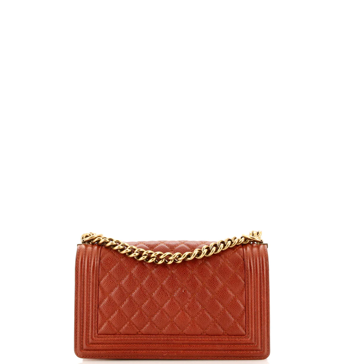 Boy Flap Bag Quilted Caviar Old Medium - Deep Luxury