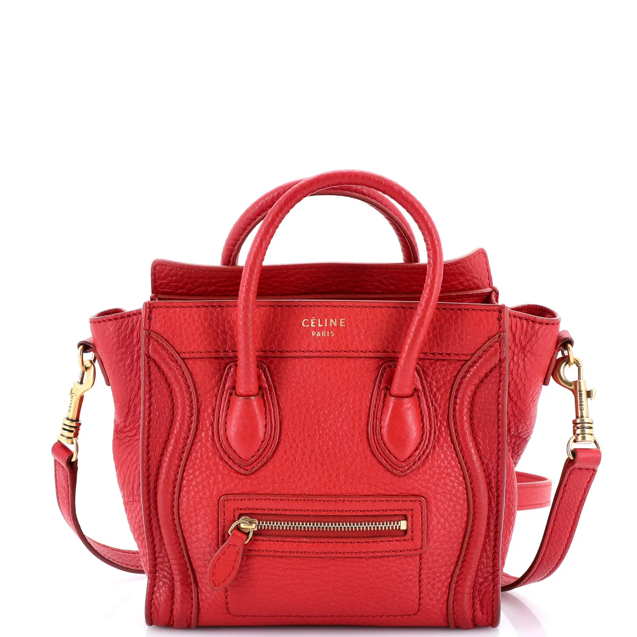 Luggage Bag Grainy Leather Nano - Deep Luxury