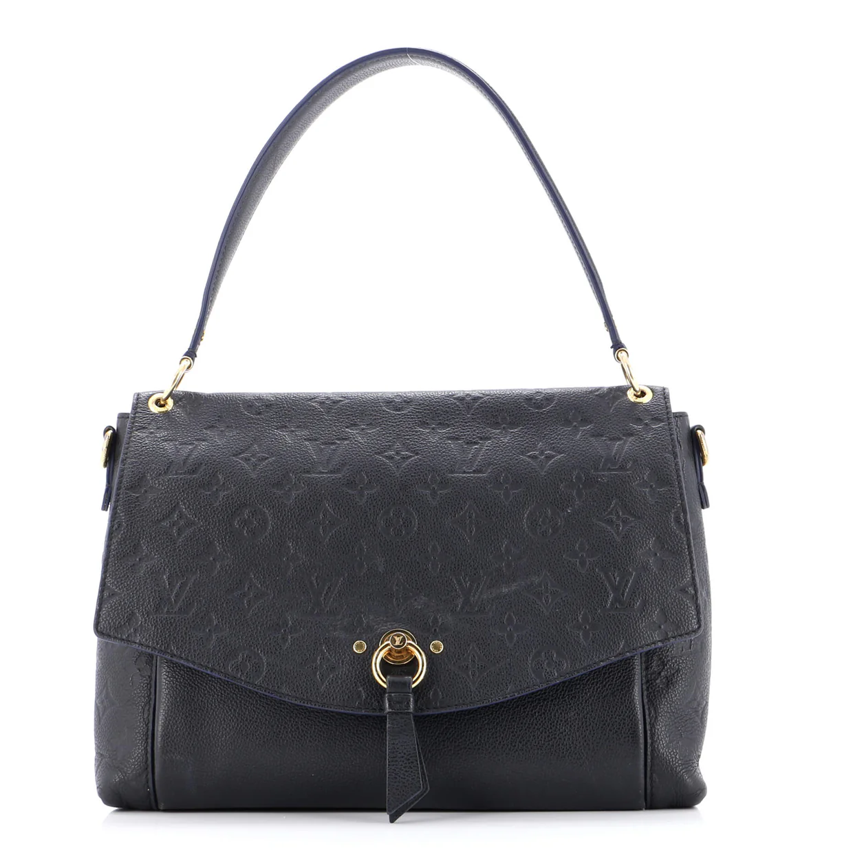 Blanche Handbag Monogram Empreinte Leather MM - Deep Luxury