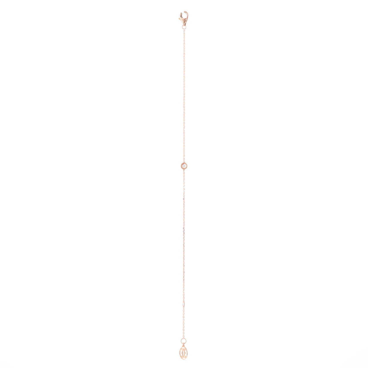 D'Amour Bracelet 18K Rose Gold and Diamond Small - Deep Luxury