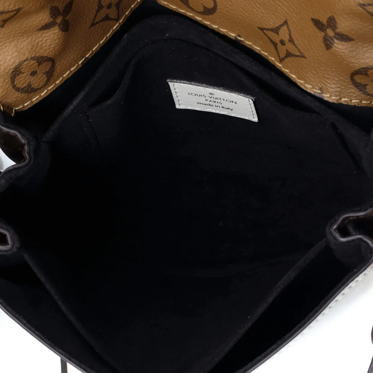 Chantilly Lock Handbag Reverse Monogram Canvas and Leather - Deep Luxury