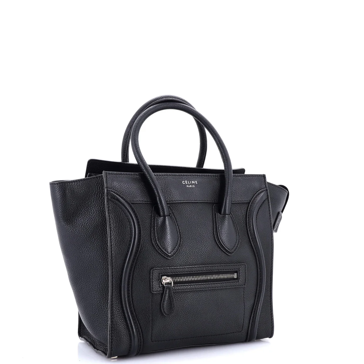 Luggage Bag Grainy Leather Micro - Deep Luxury
