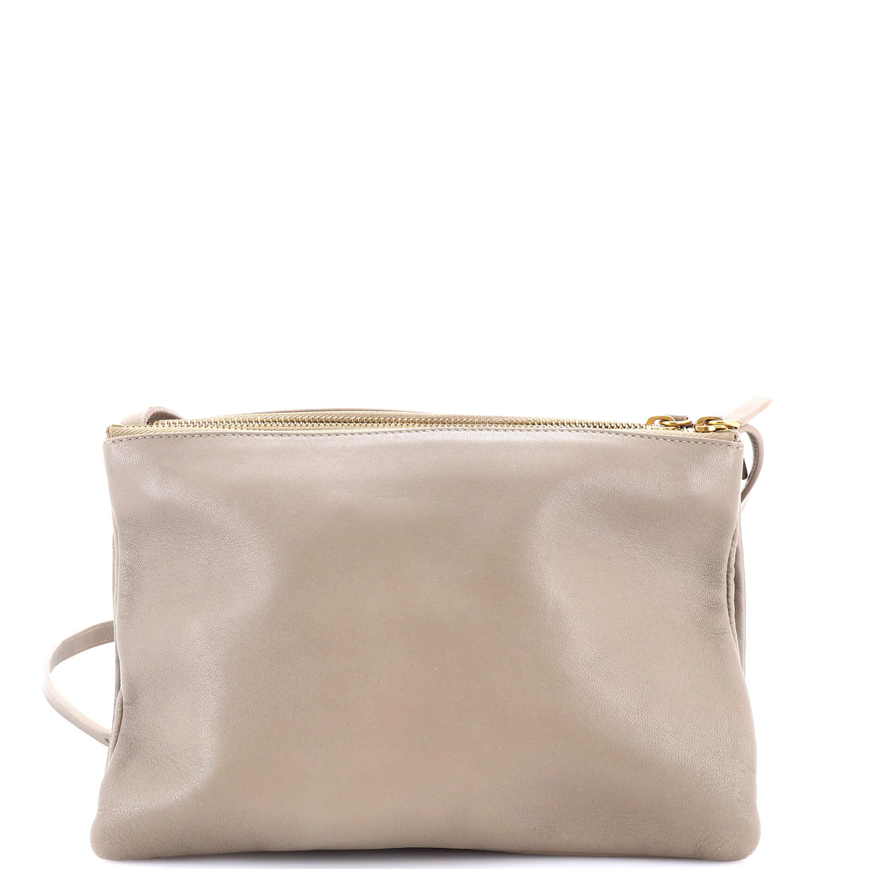 Trio Crossbody Bag Leather Large - Deep Luxury