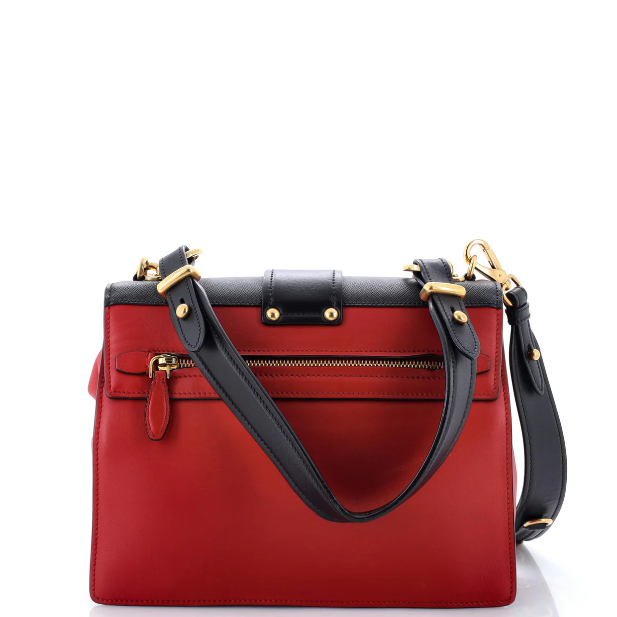 Cahier Convertible Shoulder Bag City Calf and Saffiano Medium - Deep Luxury