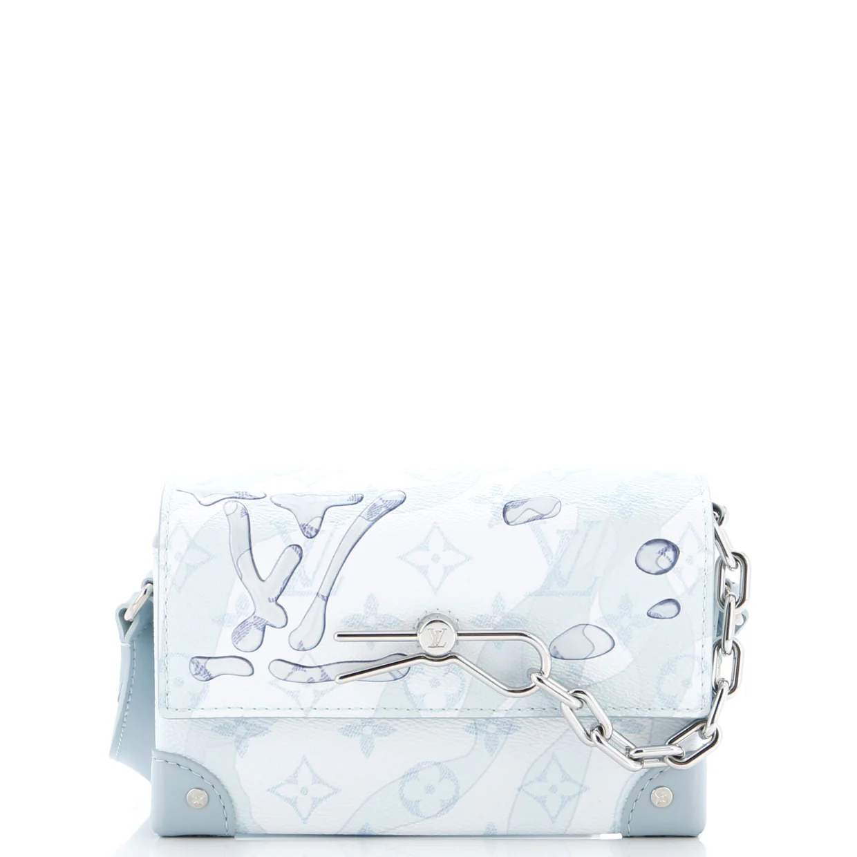 Steamer Wearable Wallet Limited Edition Aquagarden Monogram Canvas - Deep Luxury