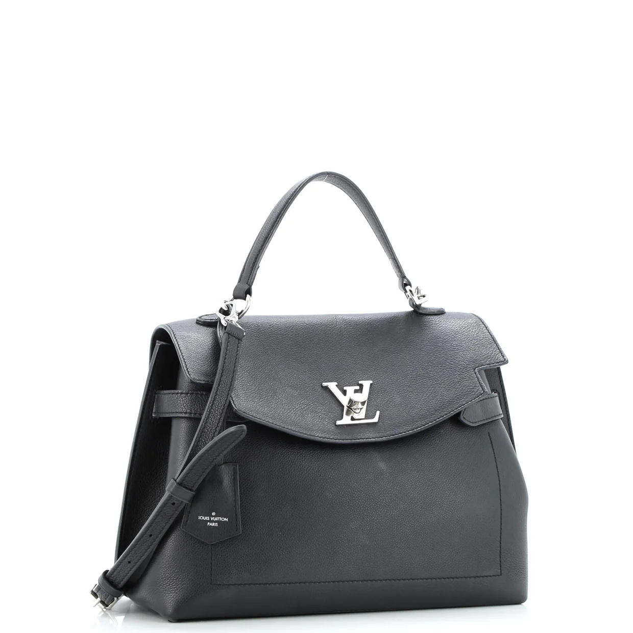 Lockme Ever Handbag Leather MM - Deep Luxury