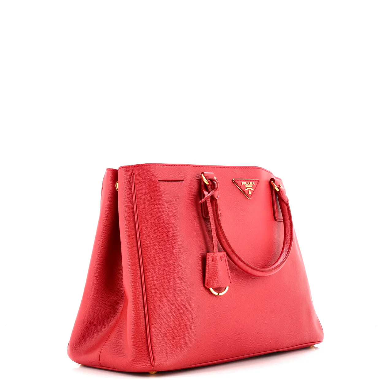 Lux Open Tote Saffiano Leather Large - Deep Luxury