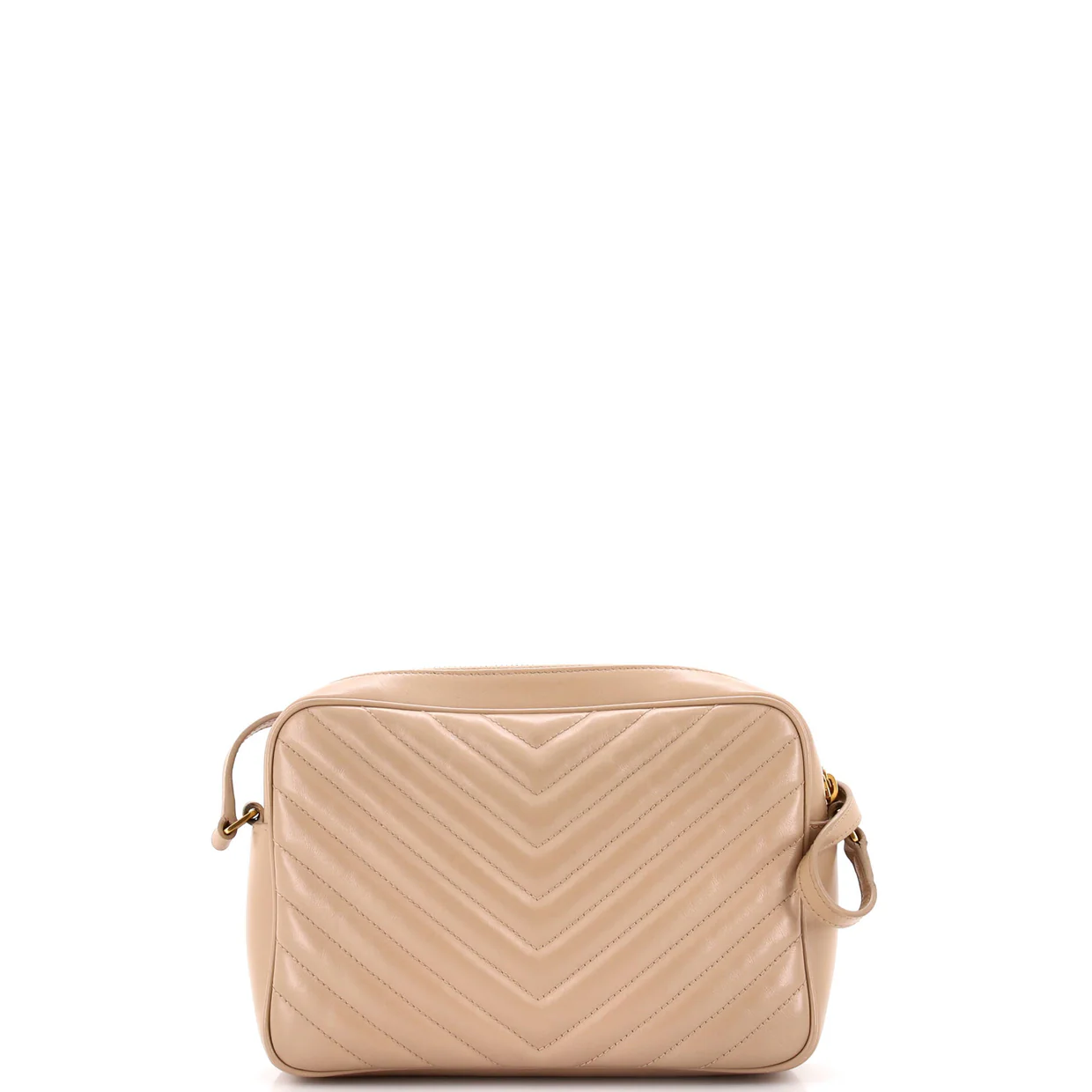 Lou Camera Bag Matelasse Chevron Leather Small - Deep Luxury