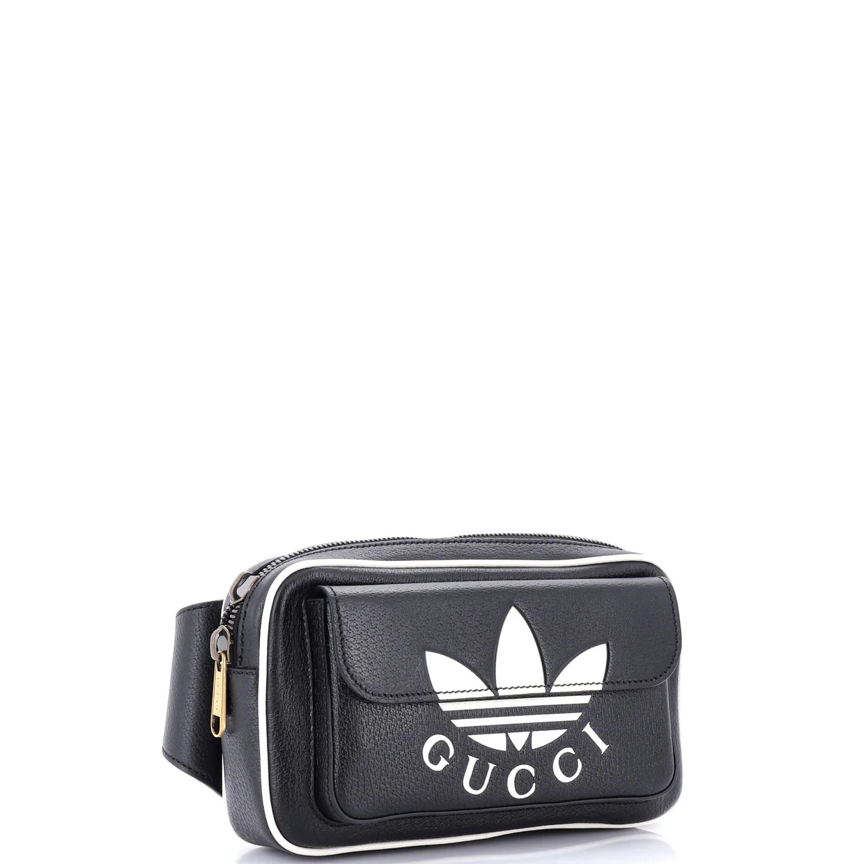x adidas Zip Belt Bag Leather - Deep Luxury