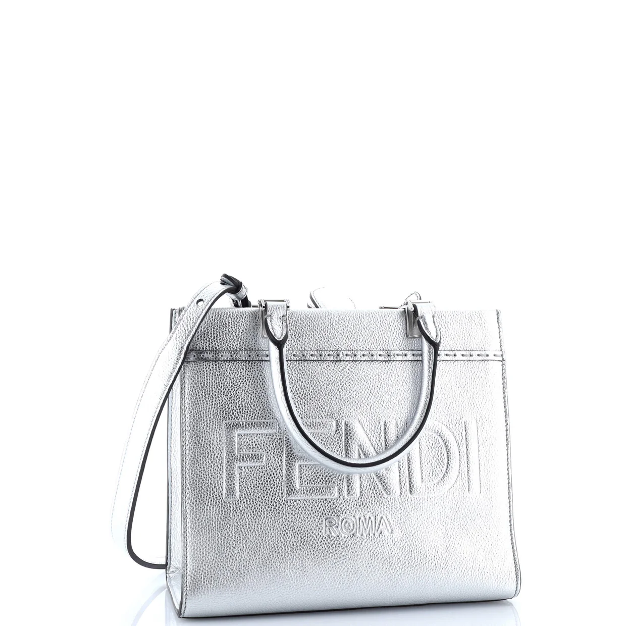 Sunshine Shopper Tote Leather Small - Deep Luxury