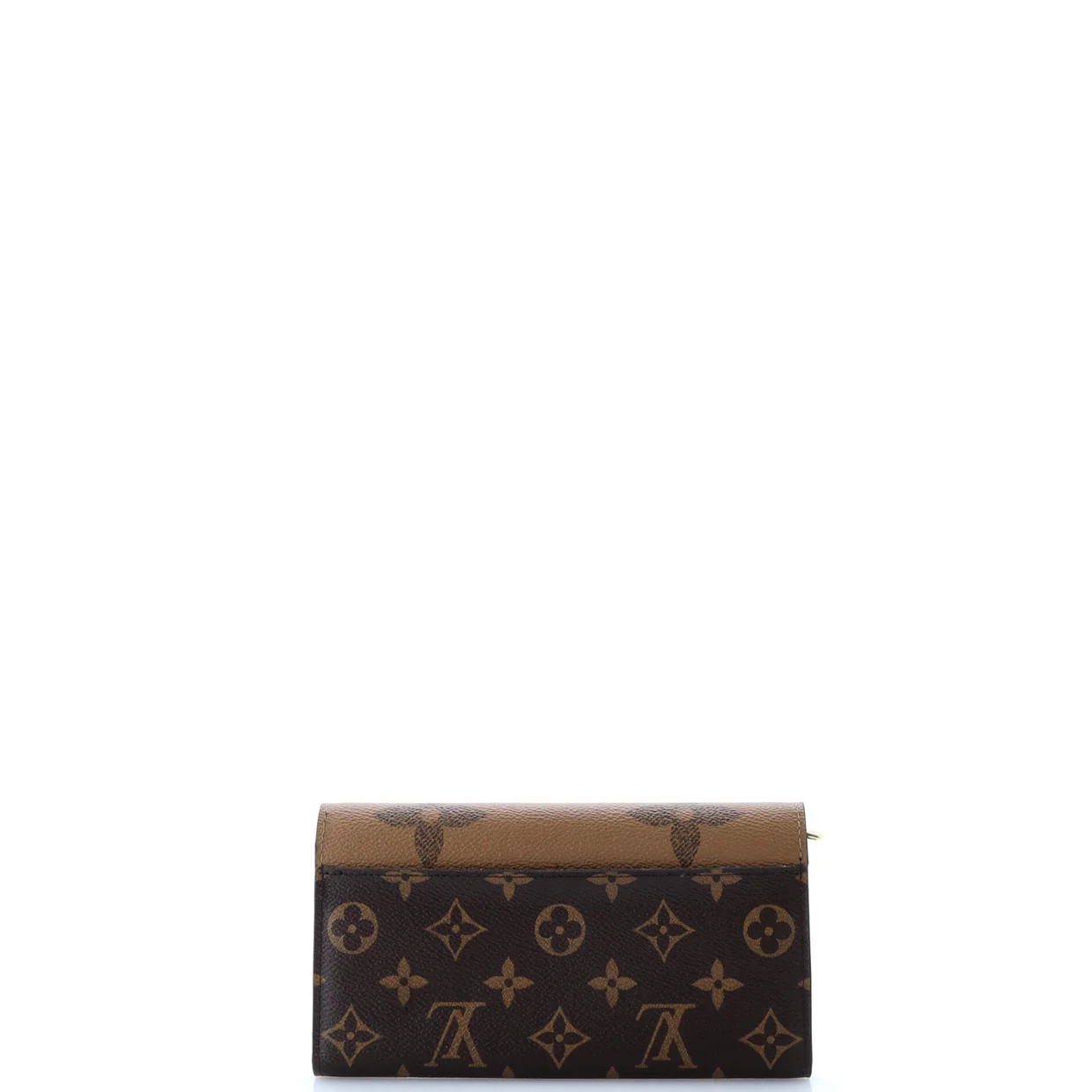 Sarah Wallet NM Reverse Monogram Giant and Monogram Canvas - Deep Luxury