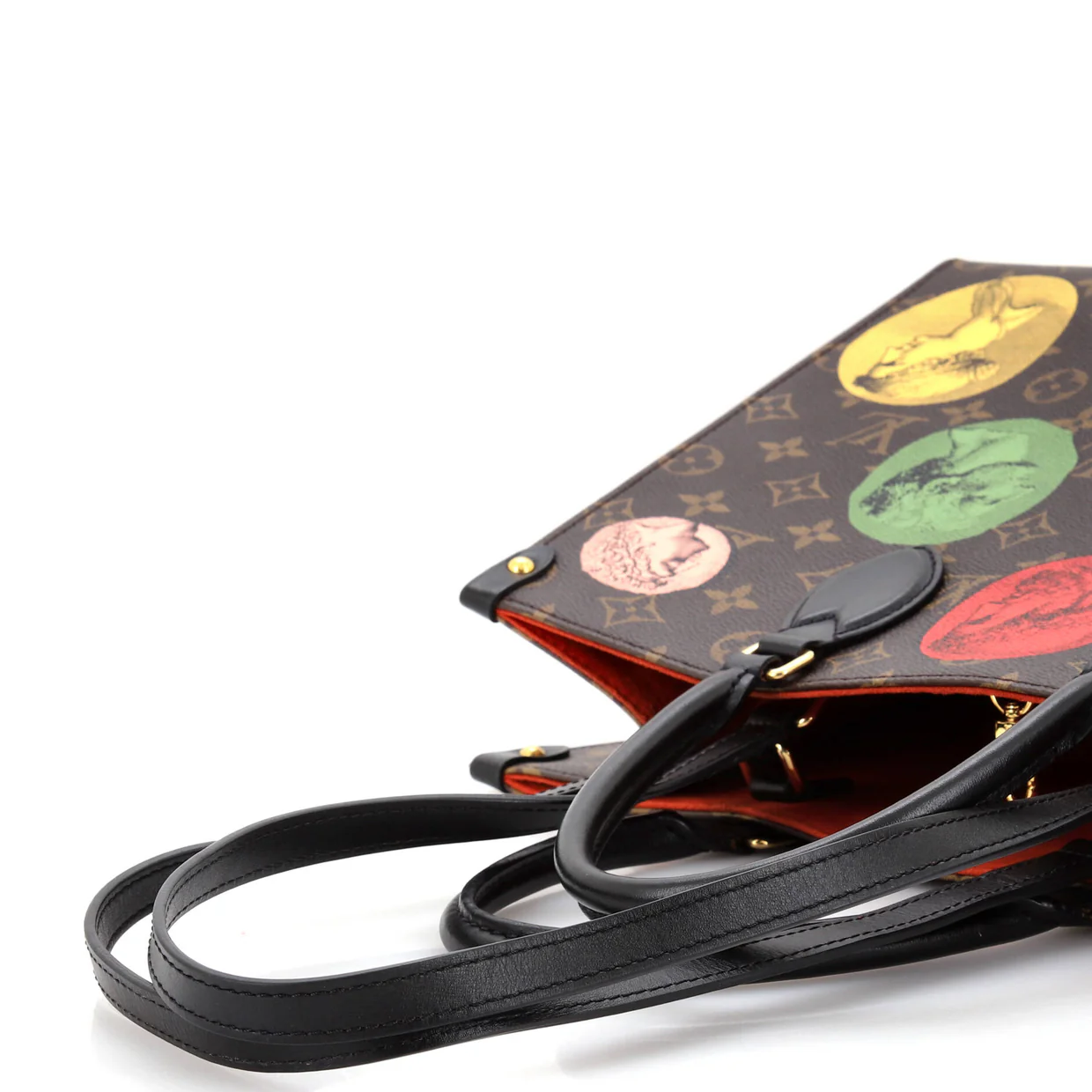 OnTheGo Tote Limited Edition Fornasetti Cameo Monogram Canvas MM - Deep Luxury