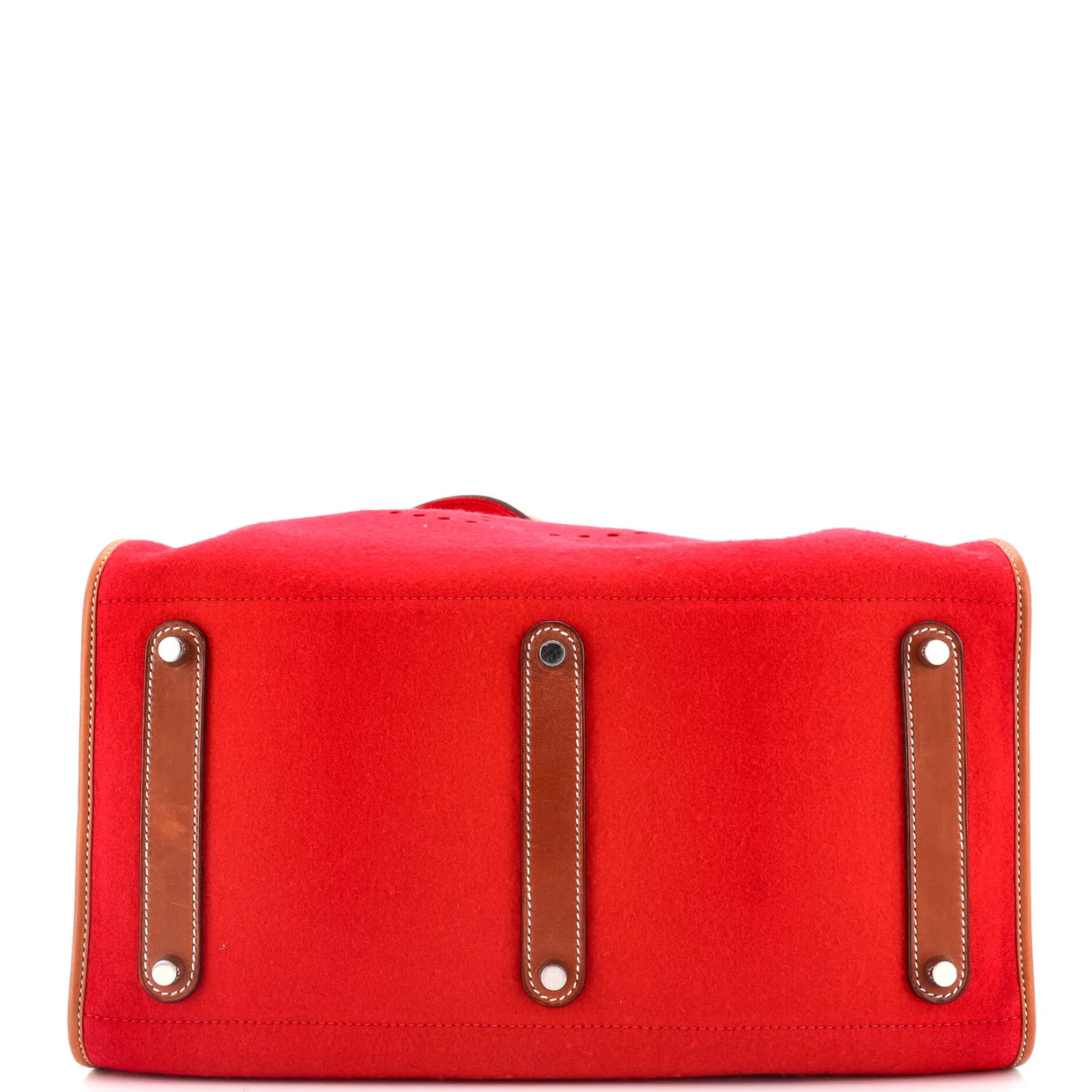 Feu2Dou Tote Wool and Leather - Deep Luxury